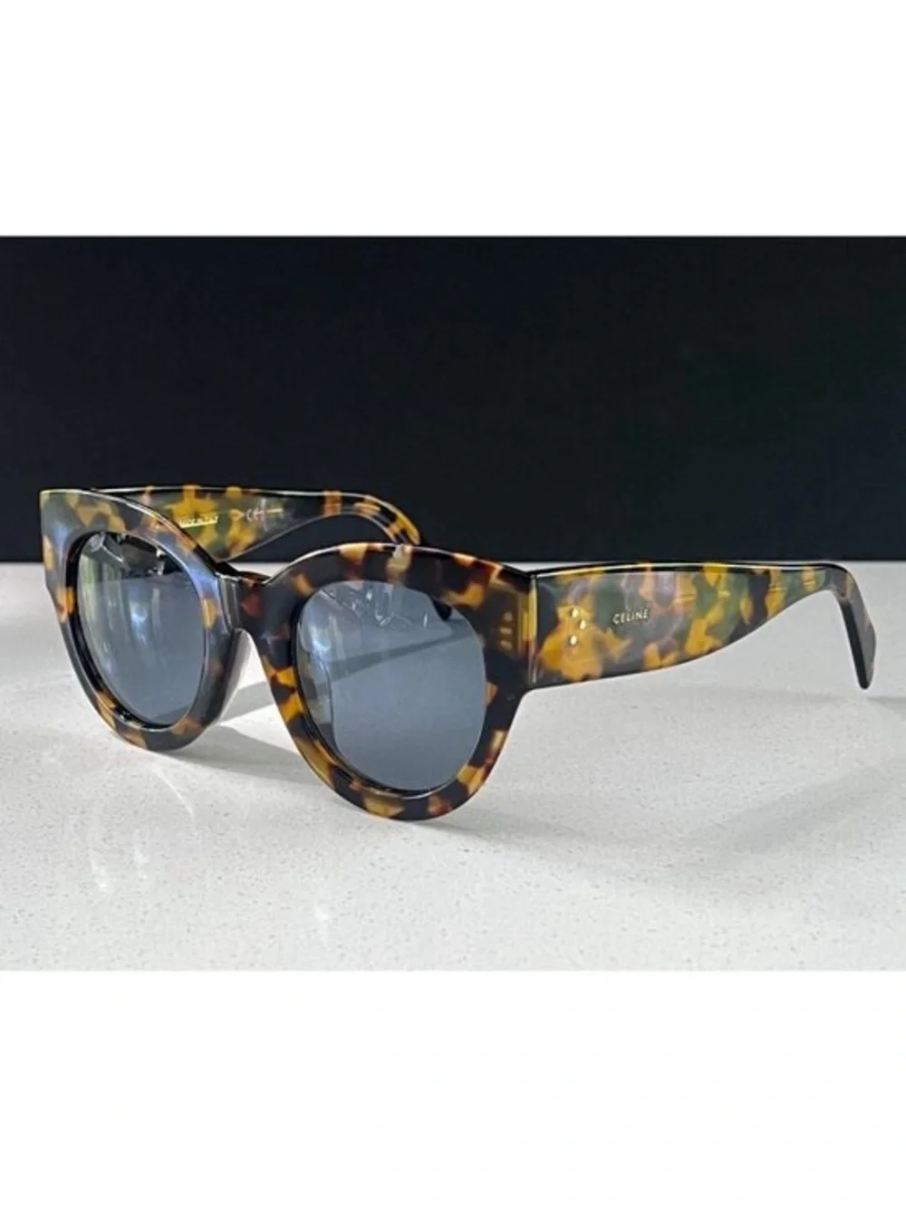 Celine tortoiseshell Cat Eye Sunglasses - Brown